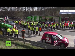 🇵🇱 Pologne : les agriculteurs bloquent une autoroute