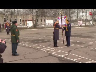 Вымпелом министра обороны России наградили воинскую часть в Ленобласти