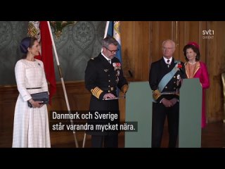 Заявление королей для прессы в связи с государственным визитом Королевской четы Дании в Швецию