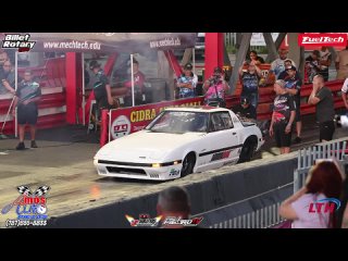 Pica Motors Import Mazda Rx7 13b Turbo en Salinas Speedway Puerto Rico