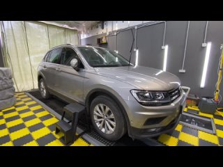 MTG. VW TIGUAN. Полировка лобового стекла.