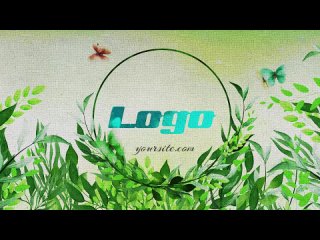 Watercolor-nature-logo-reveal