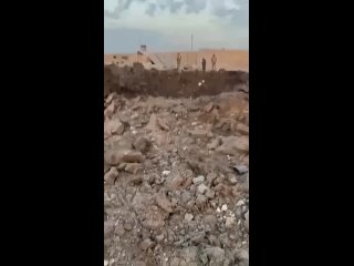 Video published showing the aftermath of a night strike in Iraq