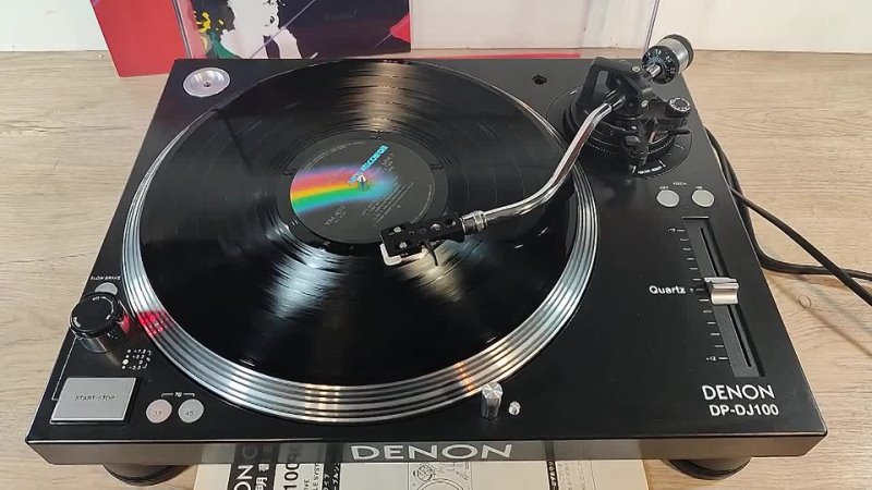 Проигрыватель винила Denon DP- DJ100 . Japan . Достойный ответ на знаменитый Technics SL-1200 / 1210 .