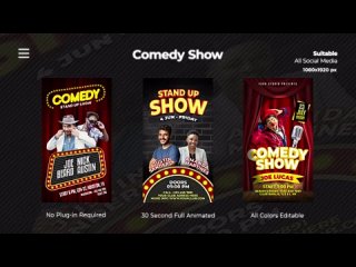 Comedy Show Reels