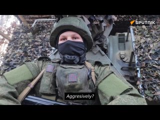 An artilleryman from a group of troops defending the Russian border, with the callsign “Mario“, identified the main target that