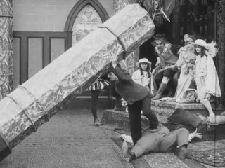 ЗА КУЛИСАМИ КИНО (1916) - короткометражка, мелодрама, комедия. Чарльз Чаплин