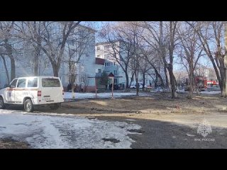 Днем 25 марта на центральный пункт пожарной связи г. Благовещенска поступило сообщение о пожаре в секции общежития Благовещенско