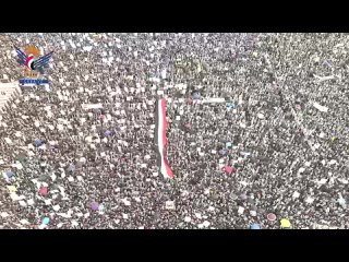 In a human flood, millions of Yemenis gathered in the capital, Sana’a, in support of the Palestinian people and their resistance