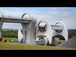 Фолкеркское Колесо  лифт для кораблей   The Falkirk Wheel