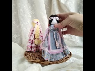 Куклы Желанницы в разных платьях