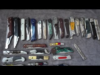 коллекция выкидных ножей итк зэкпром ручная работа1080p60