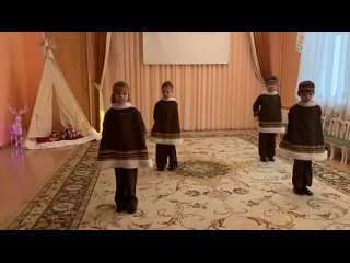 Группа Знайки Корякский танец хореография детский сад