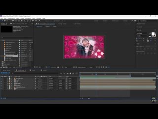 Романтическое (валентинка) слайд-шоу в After Effects