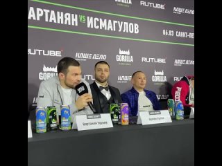 Эдуард Вартанян устроил словесную перепалку с  тренером Дамира Исмагулова на пресс-конференции