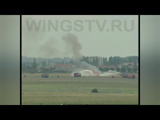 Авария самолёта Су-30МК в Ле Бурже-99.