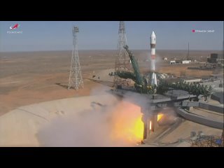Le lanceur  avec le satellite de tldtection terrestre n4 Resurs-P a t lanc depuis le cosmodrome de Bakonour.