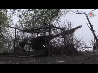 Расчеты гаубиц «Мста-Б» группировки прикрытия государственной границы уничтожили позиции и наблюдательные пункты украинских терр