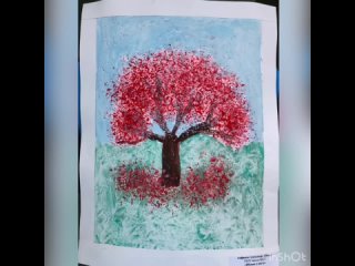 Краски весны - выставка детского творчества учеников школы №627.