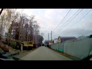 Движение на автомобиле из посёлка Боровский в Ялуторовск