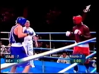 Василий Жиров - Антонио Тарвер  Олимпиада 1996 -81 кг 1/2 финала