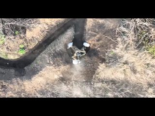 Уничтожение автоматического станкового гранатомёта  ВСУ
