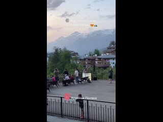 Закат на Розе Хутор (видео)