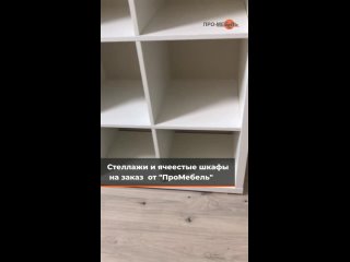 Стеллажи и ячеестые шкафы на заказ во Владикавказе от “ПроМебель“