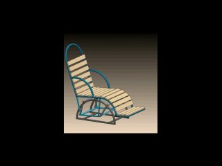 Идея для изготовления маятникового кресла-качалки