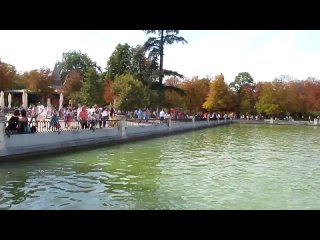 Мадрид, парк Ретиро (Буэн Ретиро), прогулка по озеру _ Madrid, Parque Buen Retiro,