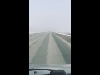 Туман на дороге Салават - Зирган