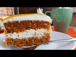 Холодильник | Морковный торт со сливочным кремом и карамелью