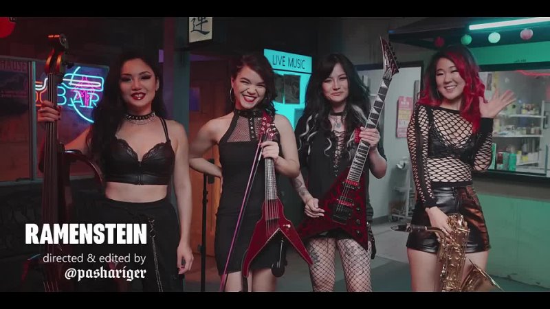 RAMENSTEIN KPOP Goes Metal ( Mia Asano, Tina Guo, Kiki Wong, Grace
