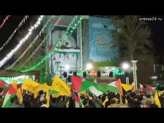 Огромное количество людей собралось в Тегеране, осуждая нападение Израиля на консульство Ирана в Дам