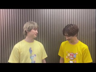 240428 от #Miyata Toshiya -сан #Tamamori Yuta - сан сообщение для фестиваля