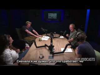 Джим Дауни и шутка про пришельцев / подкаст Conan'O'Brien Needs A Friend (2023)