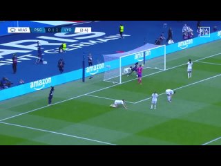 Лига чемпионов | Пари Сен-Жермен 1:1 Лион | Гол Табиты Чавинги