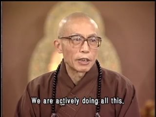 What role does Buddhism play in the effort of purifying peoples minds? (GDD-143, Master Sheng Yen)