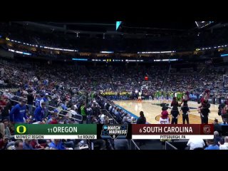 21.03.2024 #11 Oregon Duck vs #6 South Carolina Gamecocks NCAAM Tournament 2024 1st Round Midwest