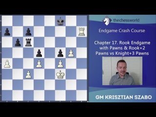 Chapter 17. Rook Endgame with Pawns Rook+2 Pawns vs Knight+3 Pawns