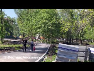 В Пролетарском районе Донецка продолжается реконструкция парка Горького