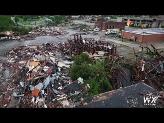 Tornado wipes out a city in the USA