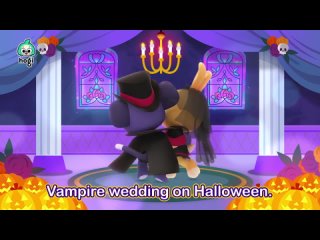 💍Vampire Wedding Jeni  Billi   Halloween Sing Along   Kids Rhymes  Songs   Pinkfong  Hogi