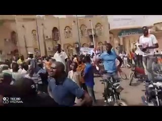 ️ In de hoofdstad van Niger vindt een betoging plaats tegen de Amerikaanse aanwezigheid