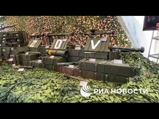 Images de l'installation de l'American Abrams sur la colline de Poklonnaya