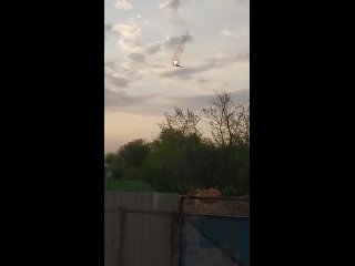 Предположительно, момент падения самолета в Ставропольском крае показывает Baza.