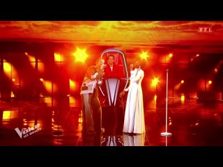 Mewhy vs Okali - Là-bas (Jean-Jacques Goldman) _ The Voice France 2024 _ Battle