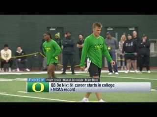 Bo Nix - 2024 Oregon Pro Day - Every Throw