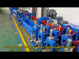 GXG Technology GXG-32 Carbon Steel Pipe Machine ERW Tube Mill