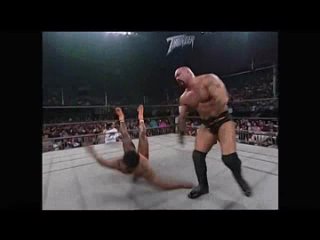 Perry Saturn vs nigger Norman Smiley WCW Thunder .Перри Сатурн против негра Нормана Смайли.11DeadFace
